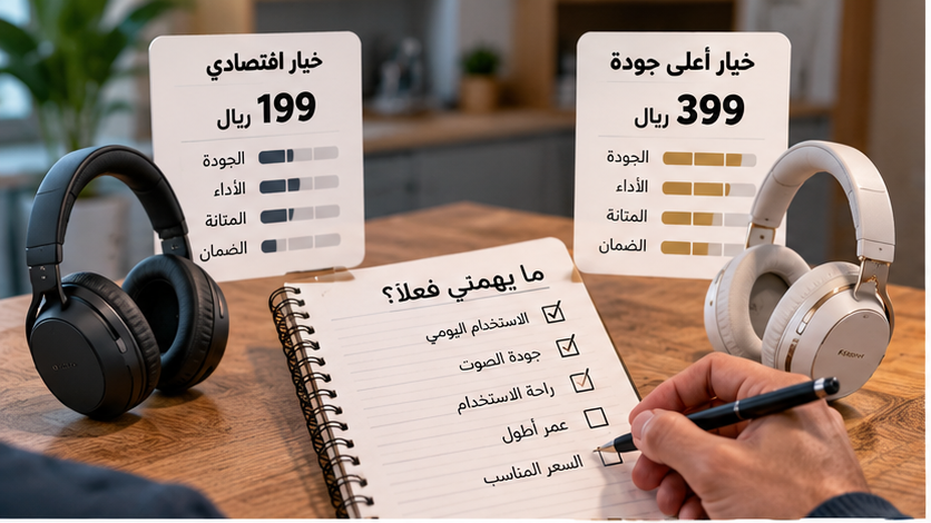 اختيار أفضل قيمة مقابل السعر عند مقارنة المنتجات