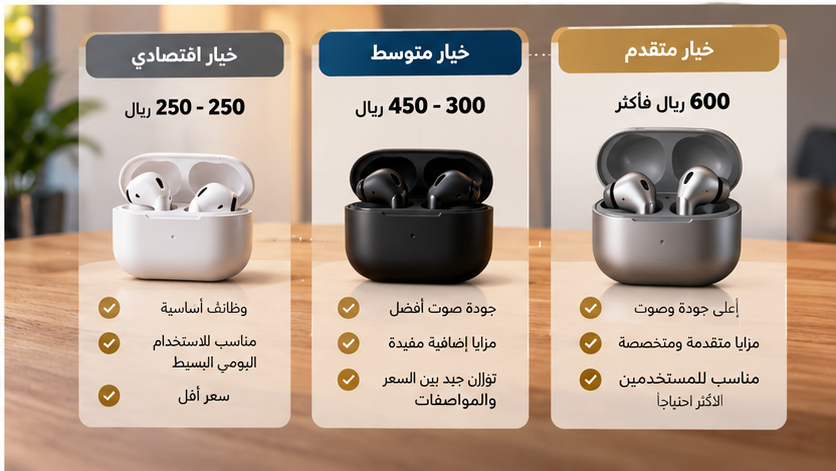  اختيار أفضل قيمة مقابل السعر بين الخيارات الاقتصادية والمتقدمة